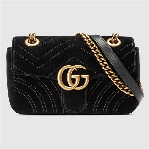 gucci gg marmont velvet bag|gucci marmont price increase.